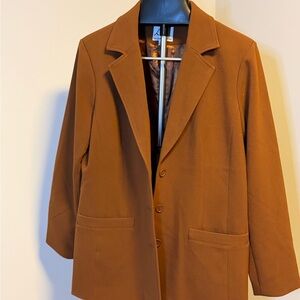 Linea by Louis Dell'Olio Chestnut Blazer 14